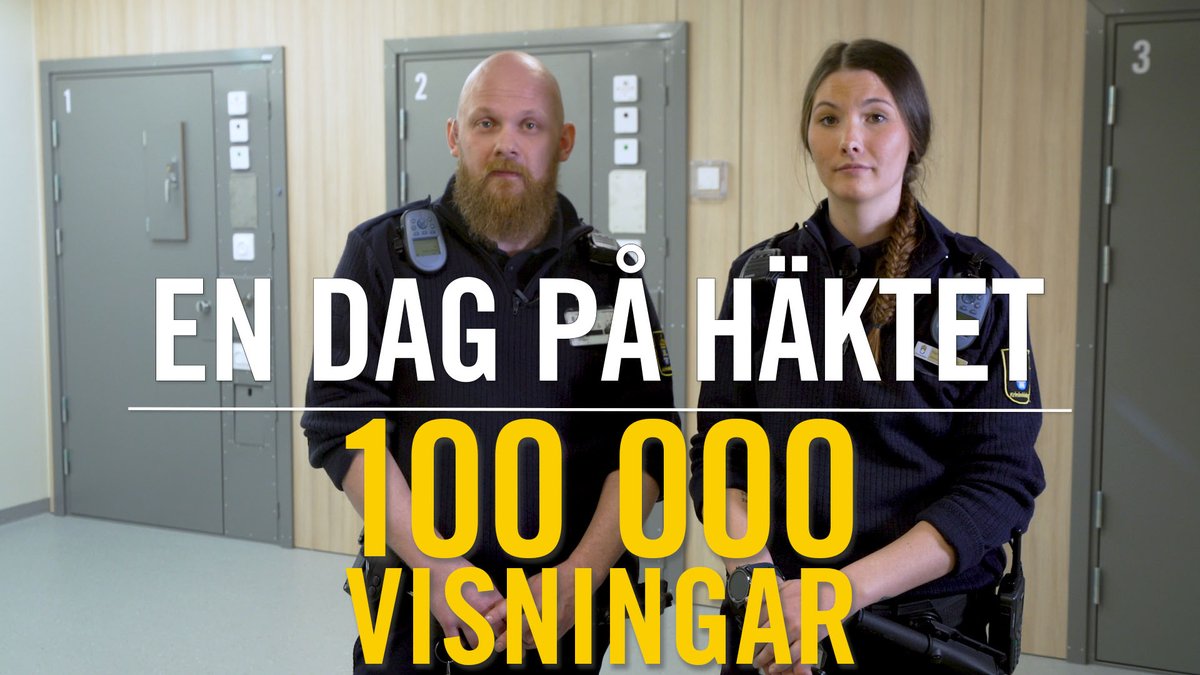 Har du funderat på hur det ser ut inne på ett häkte och hur dagarna ser ut där? Filmen En dag på häktet har nu över 100 000 visningar. Kriminalvårdarna Anders och Hannah på häktet Östersund berättar mer och visar runt. #krimvård youtube.com/watch?v=BHnBPJ…