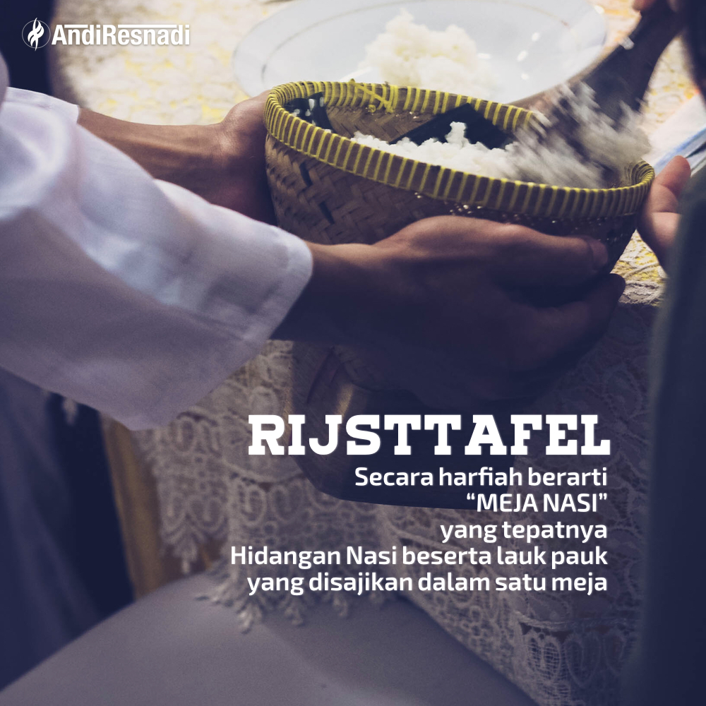 andiresnadi's tweet photo. Pernah mendengar rijsttafel? #Rijsttafel adalah jamuan ala Hindia-Belanda yang muncul pada zaman kolonial untuk menjamu tamu sekaligus memperkenalkan kekayaan budaya negeri jajahan mereka. Berikut cerita singkat tentang Rijsttafel https://t.co/IsjNgdty1z