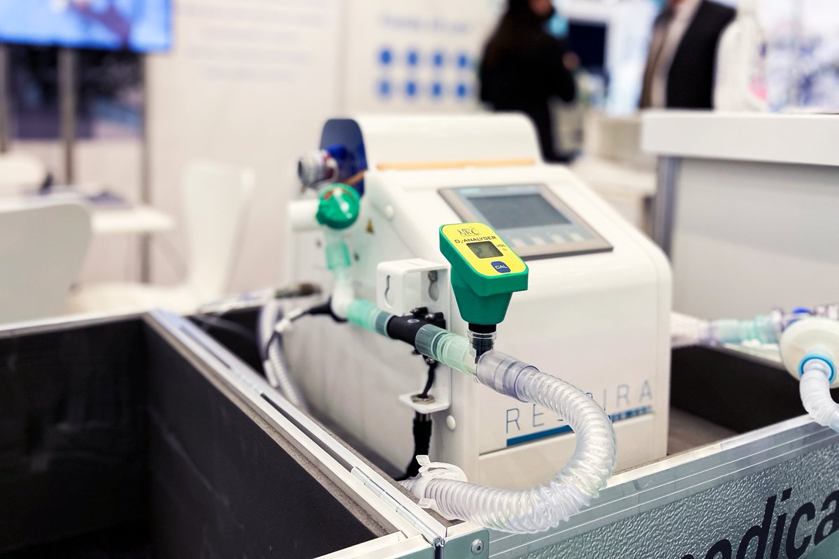 Gpainnova's tweet photo. From today and until January 27th, we will be attending #ArabHealth #exhibition in #Dubai. #GPAINNOVA's spin-off #GPAMEDICAL will be showing #RESPIRA, the first invasive ventilator based on the automation of a manual resuscitation device. Stop by booth MU.B24 and discover it! https://t.co/jT4qBITM3A