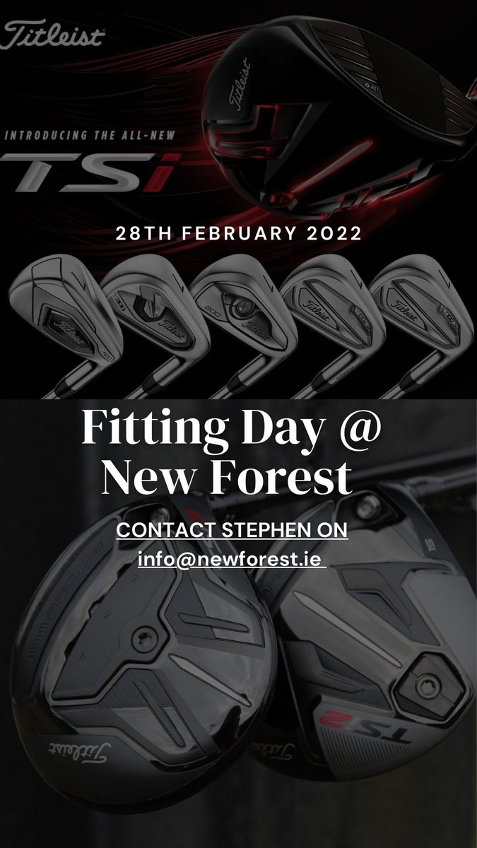 *** Click on the link to book your time *** titleistclubfittingevents.as.me/NewForestGC <a href="/TitleistEurope/">Titleist Europe</a>