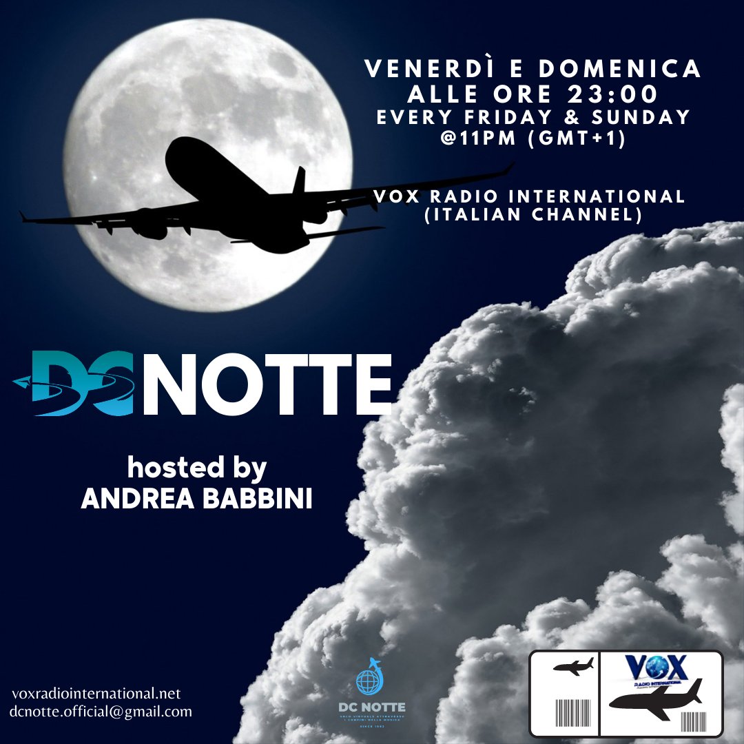 dcnotteofficial's tweet photo. Discover our RadioShow, every friday and sunday at 11pm (GMT +1) on @VoxRadioInt (Italian Channel).
#jazz, #soul, #rnb, #indie, #alternative, #celtic https://t.co/T8gQ5iSkr7