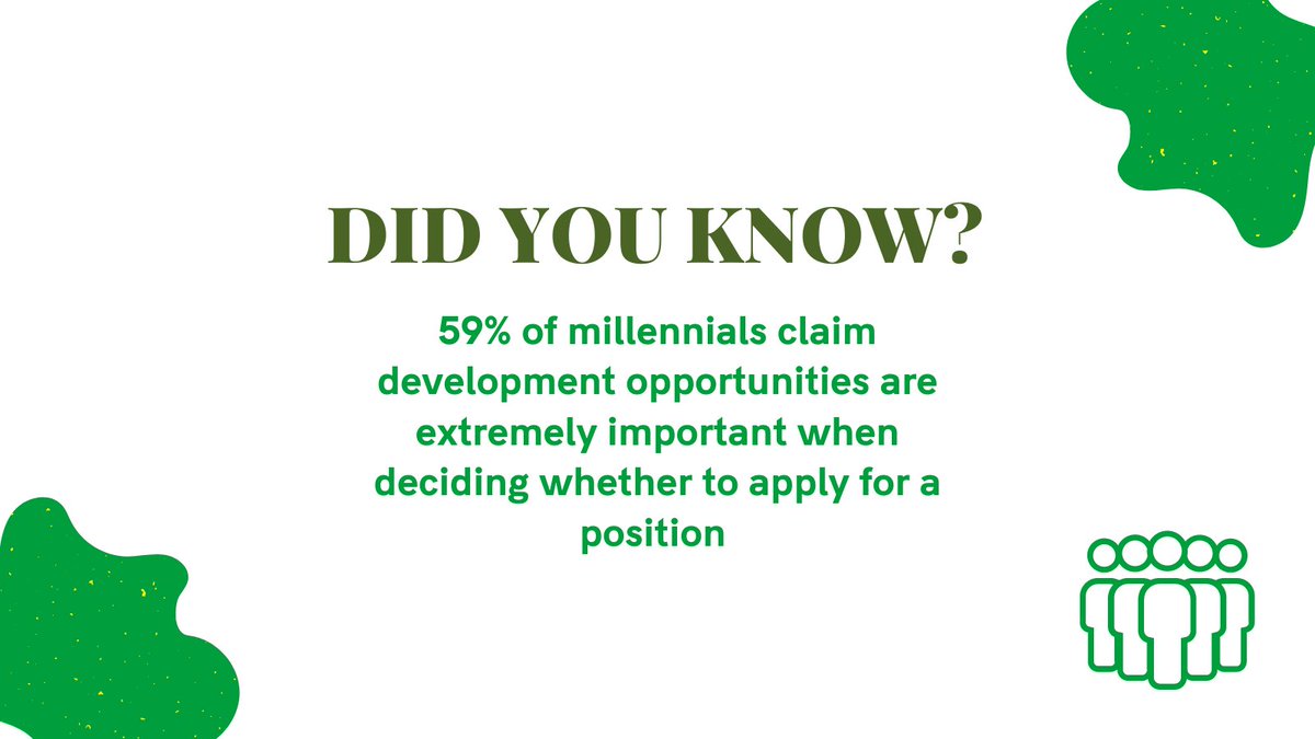 We all have experience looking for jobs and looking at the benefits we would gain from a certain role. Over half of millennials are no different and claim that development opportunities are extremely important 

#fact #didyouknow #zestlearning #zest #learninganddevelopment