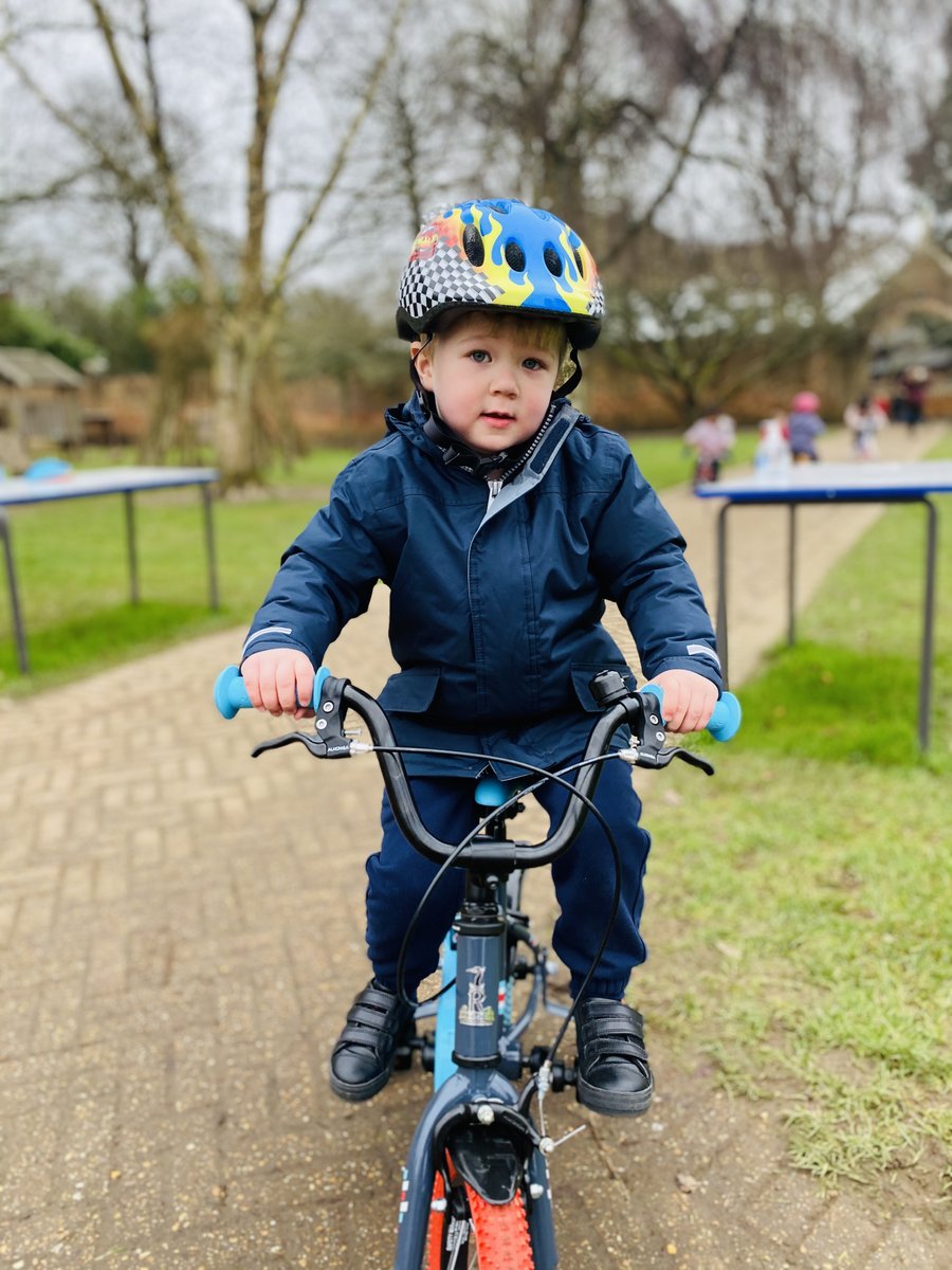 HandcrossPark's tweet photo. Today at school... In Little Owls we have been practicing our riding skills. Beep beep! #HXPNursery #HXPhappiness #HXPSecretGarden @HXP_PrePrep https://t.co/wxMgWrMQEL