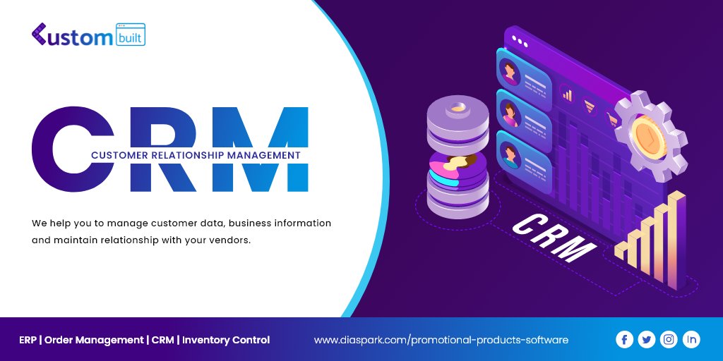 _custombuilt's tweet photo. Keep track of all your interactions and customer data in an organized and efficient manner with our #CustomerRelationshipManagement software. 

Visit : https://t.co/NAA2UxWYOJ

#CRM #CRMSoftware #CRMServices #SoftwareSolutions #B2Bbusiness #B2B #promotionalproducts #custombuilt https://t.co/83KLrSLwyA