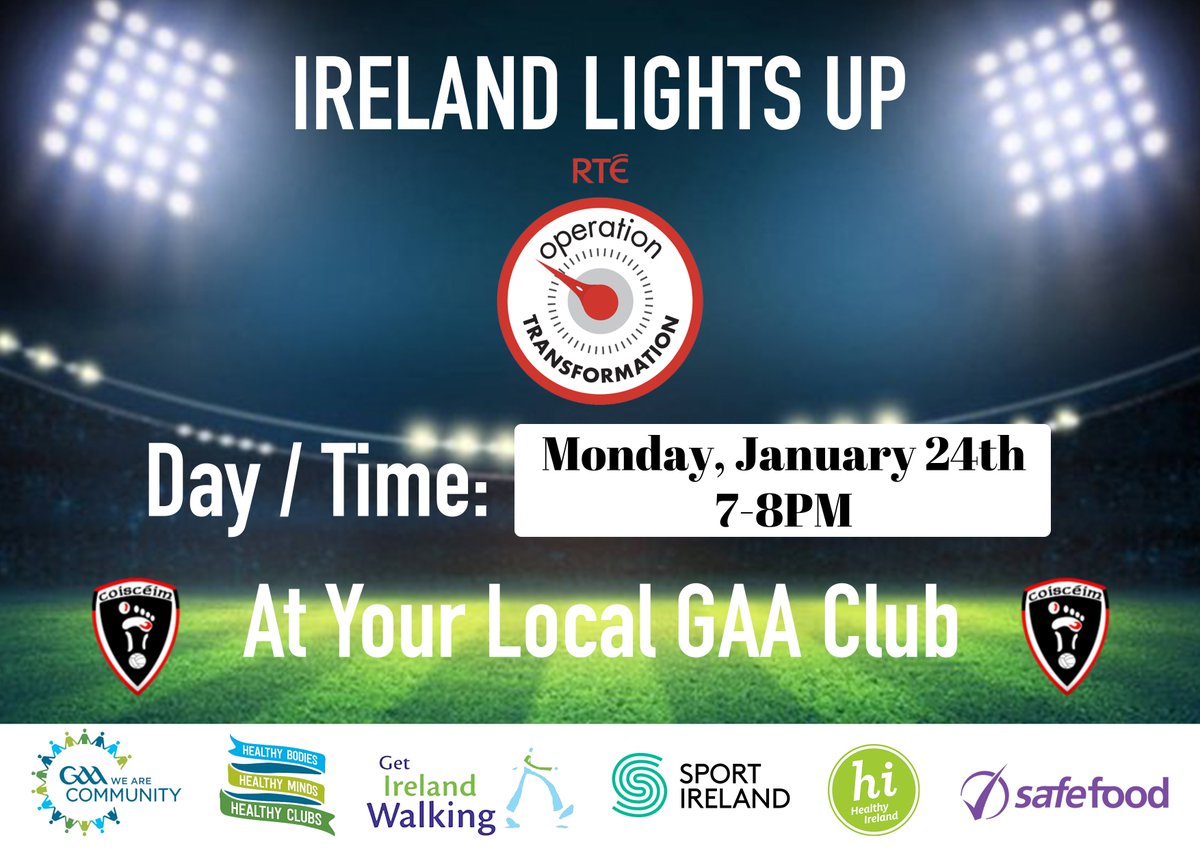 kiskeamgaaclub's tweet photo. Week 2 
EVERY STEP COUNTS challenge in association with Irish Life 
Please follow the link below, choose Kiskeam as your club to join up.
https://t.co/hq0JPds4VX...
After that, simply download the Irish Life app called 'MyLife' to keep track of all your steps https://t.co/JG3OOjGFFd