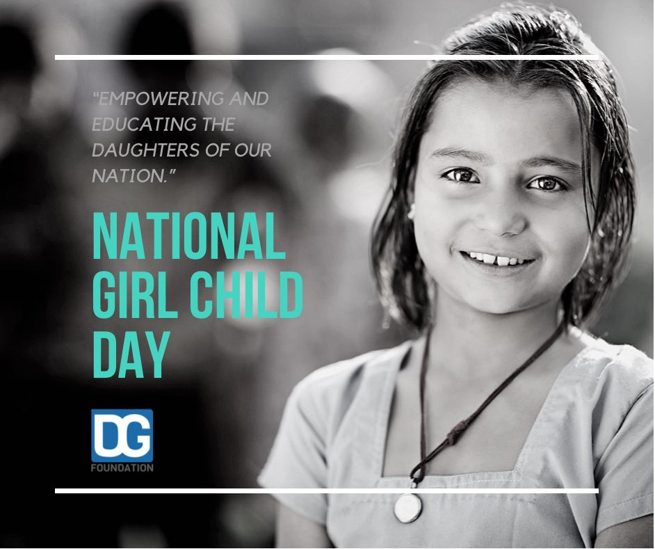 dgf_india's tweet photo. As we celebrate #NationalGirlChildDay, we renew our commitment towards providing equal opportunities to our girls. 
Visit https://t.co/X3TrJw4rBS to learn more about us. 

#girlchild #girlchildday #genderequality #empoweringwomen #educationispower #girlswithgoals #sdgs #nonprofit https://t.co/RIgv9ZJwLh