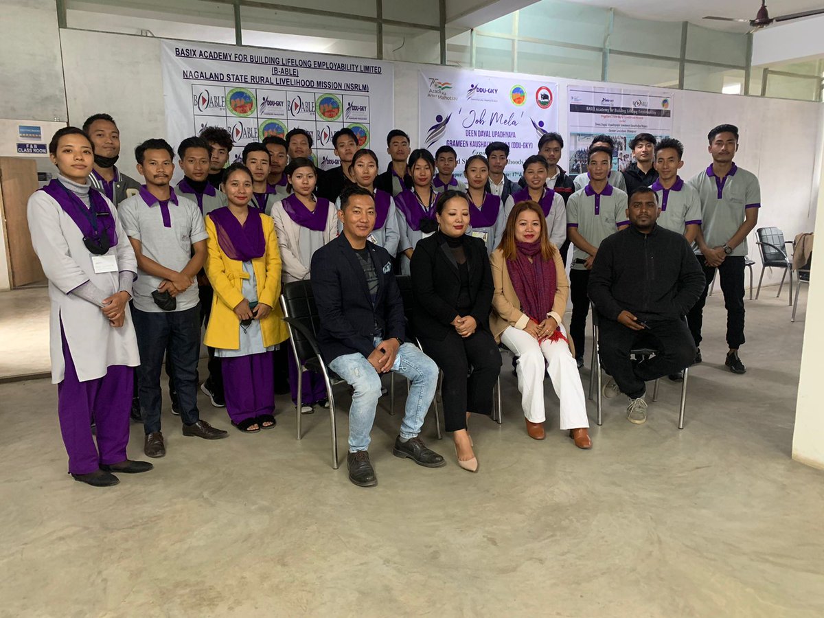 BABLEINDIA's tweet photo. Assessment is an integral part of instruction, as it determines whether or not the goals of education are being met. 
Therefore, F&amp;B Batch 3 assessment done today with 24 candidate at Dimapur, Nagaland Centre under @DDUGKYMoRD Program.

@MSDESkillIndia 
@maheshkumairm https://t.co/HxJVepnlEb