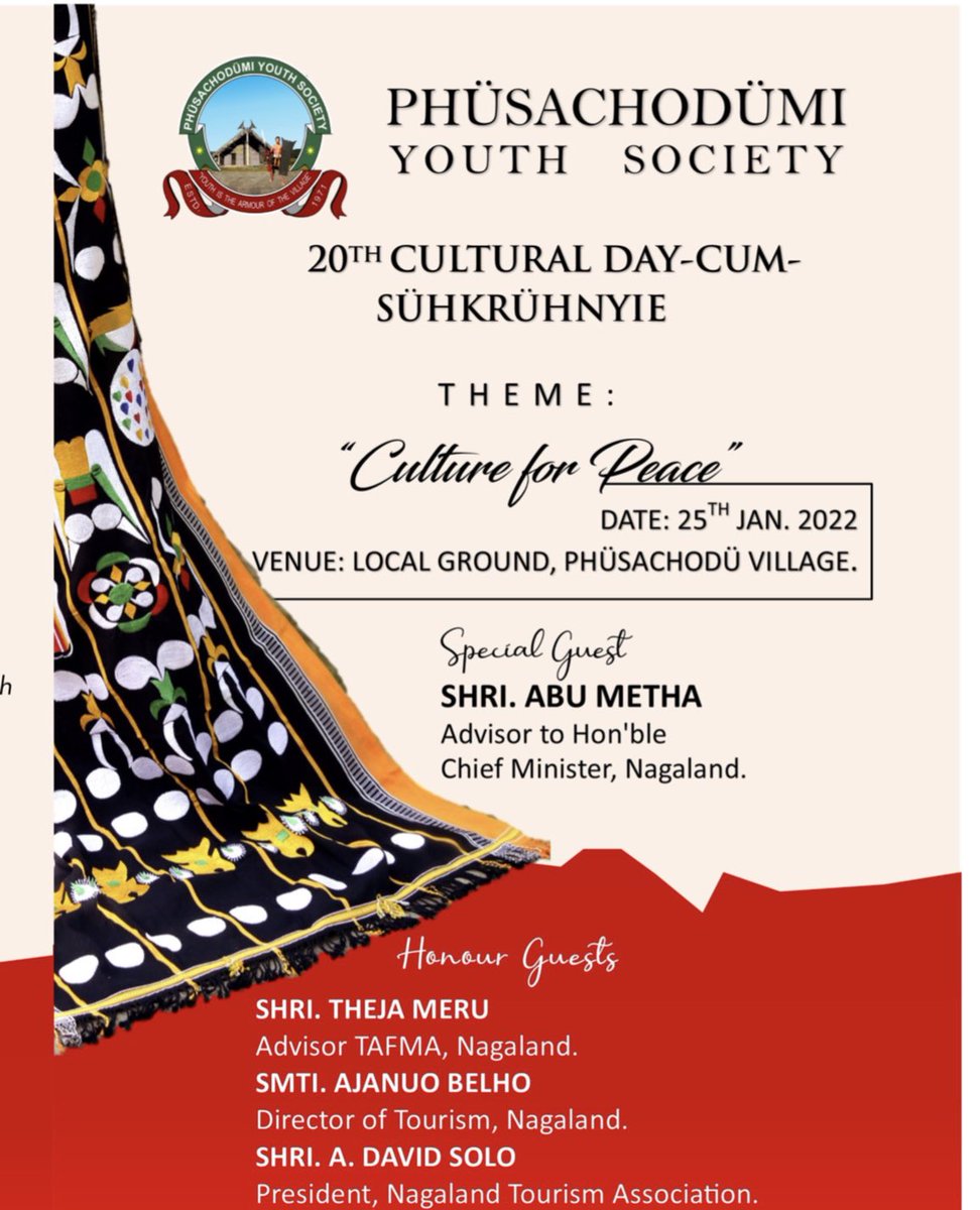 Looking forward to commemorating Sühkrühnyie and attending this program, especially to interact with the grassroots. Am grateful for the opportunity and the kind invitation.
