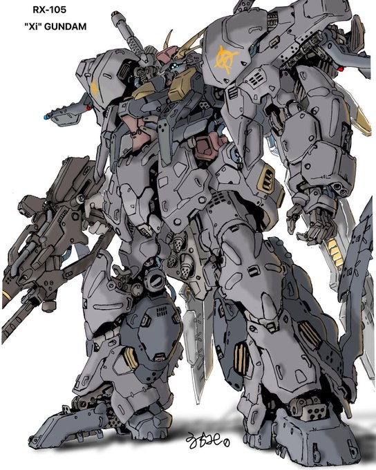 Ξガンダムできましたが相変わらず色塗りはいいかげん、設定はデタラメです御容赦くださいまし(¯-¯٥) 