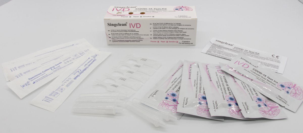 singclean's tweet photo. Besides the CE certificate, Singclean COVID-19 Test Kit For Self-Testing Use is also successfully registered in many countries, like Spain, Italy, Portugal, Germany, Czech Republic, Thailand, Latvia, Greece, Lithuania and Finland!
#AntigenTestKit #selftestkit #covidtesting https://t.co/FIjyoSwn5n