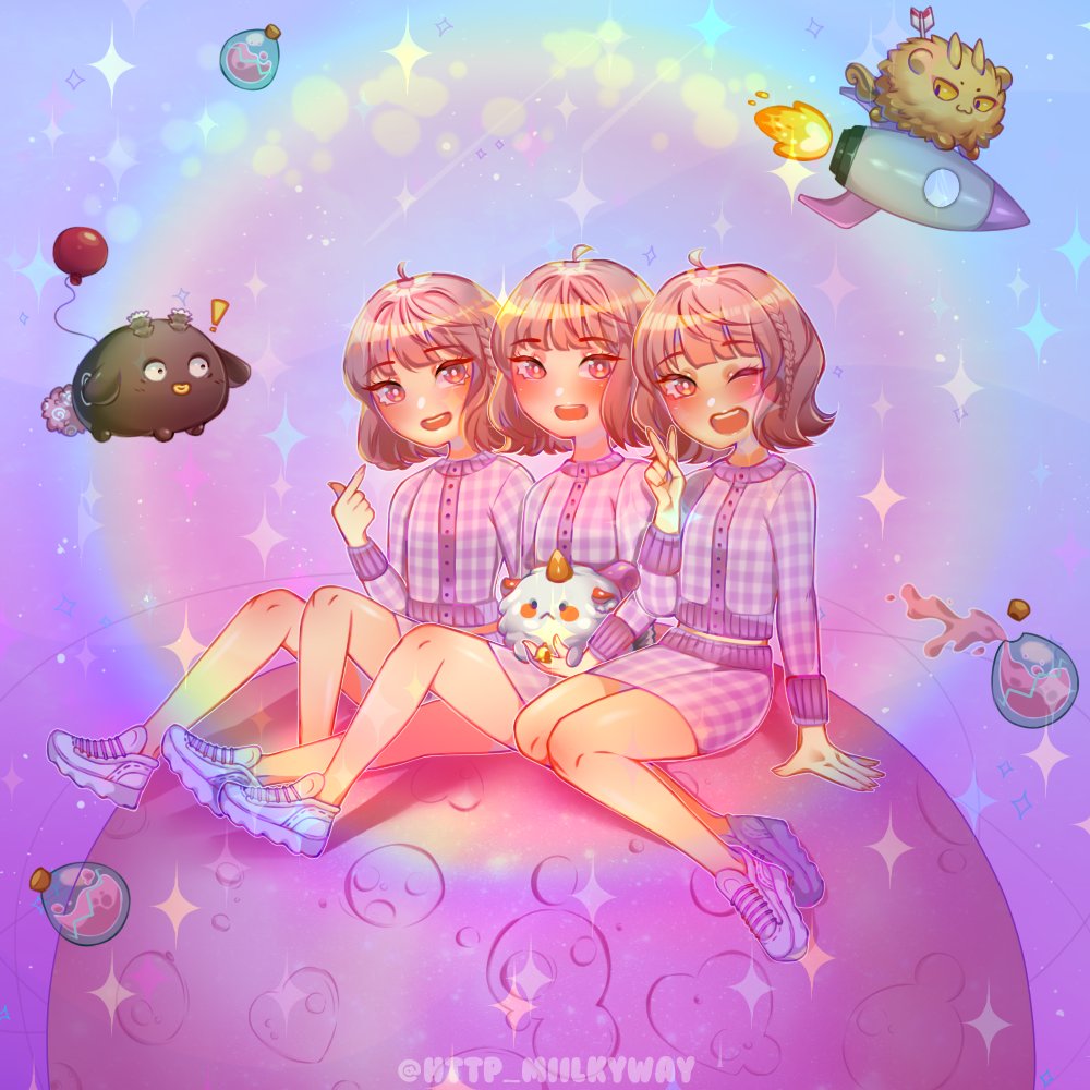 http_miilkyway's tweet photo. ଘ(੭ˊᵕˋ)੭ up to the 𝐦𝐨𝐨𝐧 !
axies used:
#5495184 - #140585 - #2698 ૮꒰•༝  •。꒱ა
@axiesisters @AxieInfinity @creaticles 
♡♡ #WagmiChallenge ♡♡ https://t.co/zrSKngj2sq