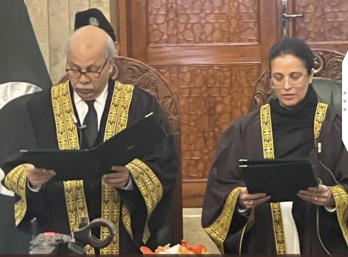 This is really a good news of today. Positive side of Pakistan.Good Luck #JusticeAyeshaMalik, first woman judge in the Supreme Court of Pakistan.