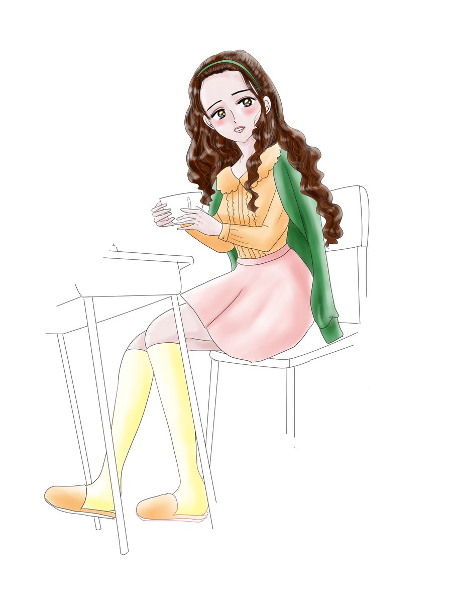 昨日描いた絵です( ゜Д゜)
恋の魔法とおまじない694-5ラフ、イラストACさん素材ちびモブ会社員、旧新4月15日の誕生花金魚草背景切り取り、占いの内容と金魚草のイメージとあわせるのが難しかった絵です(;^ω^)
もう一度今度は金魚草のイメージだけで描き直したい誕生花です(着物にしたい～>0<) 