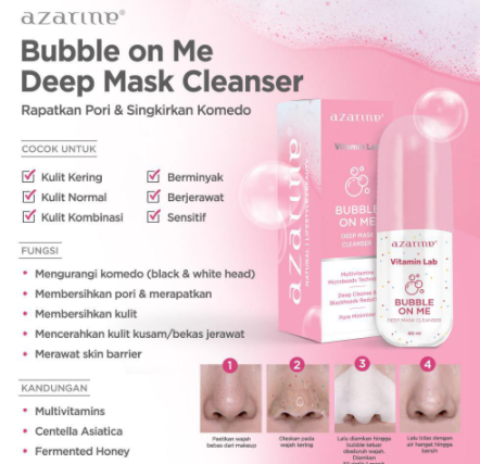 ThreadRacun's tweet photo. Azarine Vitamin Lab Bubble on Me Deep Mask Cleanser

Shpee Mall✓
60ml✓
stok banyak✓
mengurangi komedo dan membersihkan pori✓

30%OFF>>87.500
https://t.co/U79WczQuMl

#racunshopee #azarine #brandfestival #cleanser #bubbleonme https://t.co/yUmwuAbhIm
