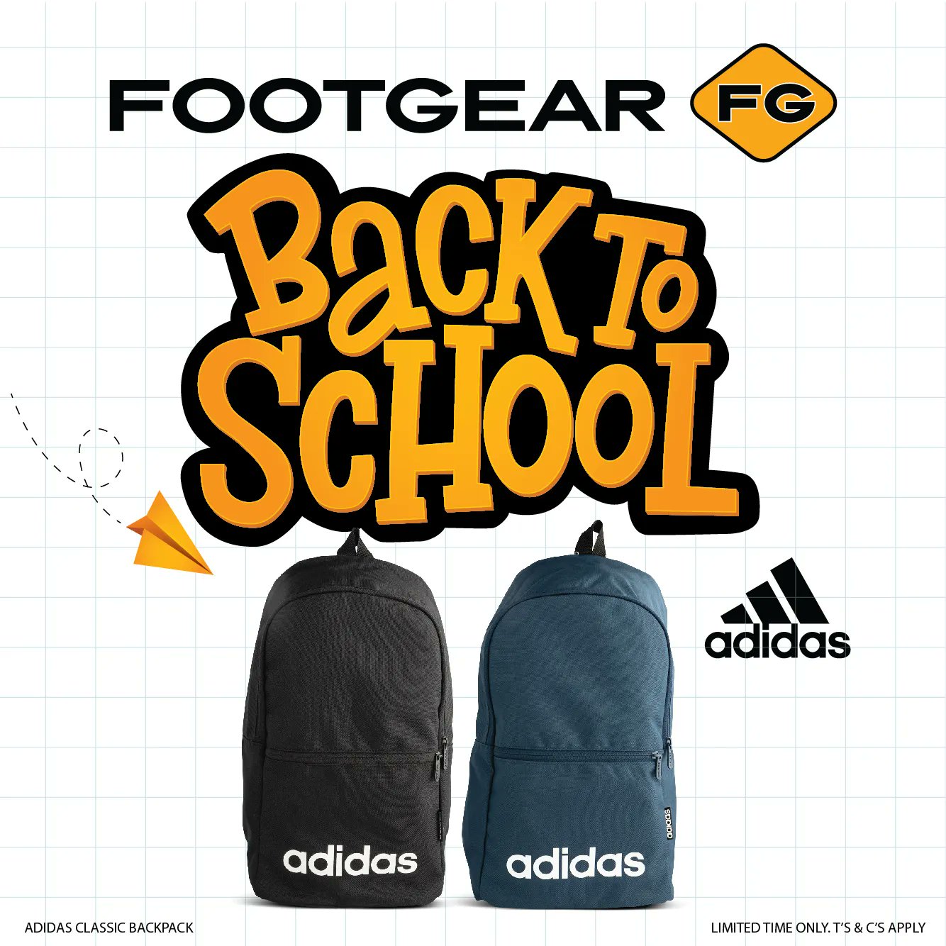 Adidas school bags at studio 88 sale