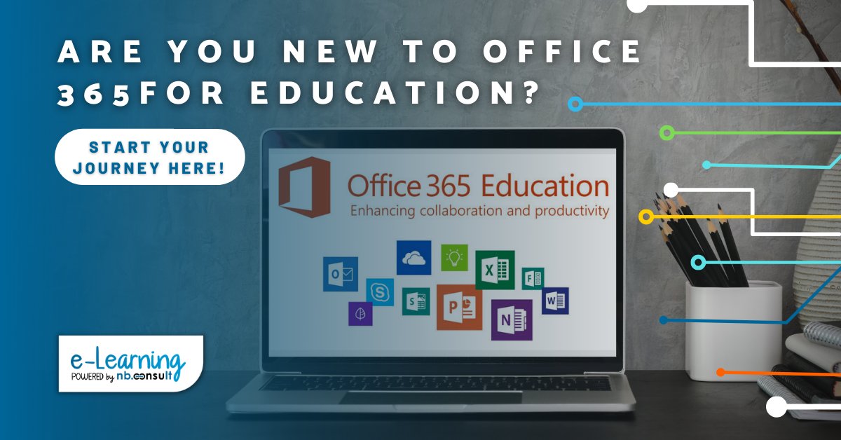 Are you new to Office 365? 

Start your journey here, book your 2022 training today: nbclearning.co.za/professional-d…

#professionaldevelopment #o365 #TechInEDU #eLearning