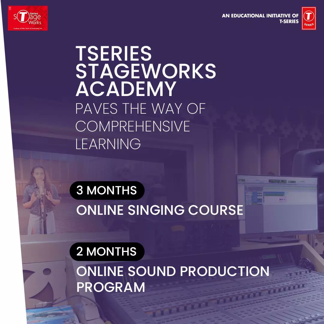 TStageWorks's tweet photo. Want to become a #Singer ?

Want to become a #SoundProducer ?

🤷 Don't know where to join ! 

Swipe left 👆

📝 Admission open for 2022 batch 

📞Call on : 9599008535

.
.
.
#onlinesessions✔️ #onlinesingingclasses #onlinesoundproduction #learnfromhome🏡 #oneononetraining https://t.co/TrDMP6eR3G