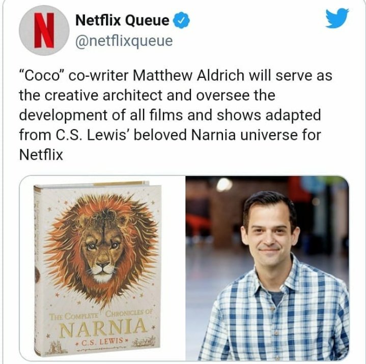 NarniaNetflixTV's tweet photo. #ChroniclesOfNarnia #Narnia #NarniaNetflix https://t.co/oiwiHNeaN4