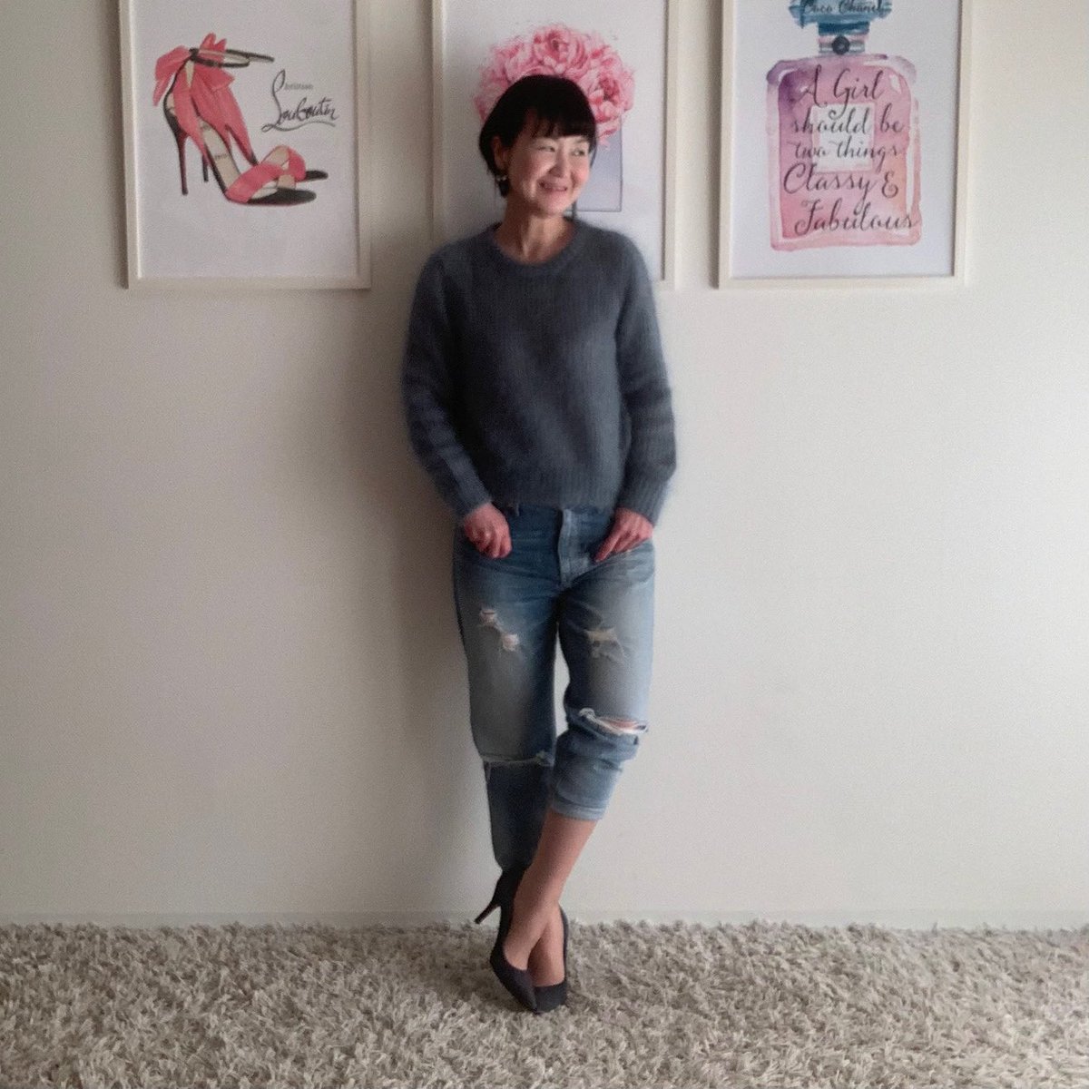 omenterprise's tweet photo. 本日のコーデ♪
風はあるけど、
お日様が出てて気持ちいいです☺️
⭐︎Cloth:
Tops: #Martinique
Pants: #Dressterior
Shoes: #KarmineMode
Earings: #mayglobe
Coat: #INED
#公式LINE 始めました☺️
お友達追加お願いします♪ https://t.co/L3zoFWm2u8
