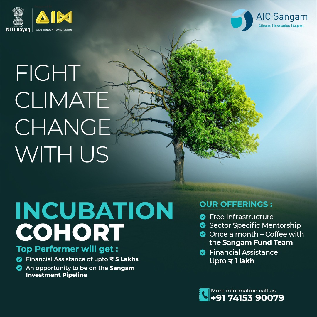 AicSangam's tweet photo. Here is what we are offering to our #IncubationCohort2022. 

To know more, visit here: https://t.co/POhSTVHZke

Apply here: https://t.co/3nGUGMRyp1

Come join us on our journey to fight #climatechange!

#startupincubation #fundraisingopportunity #cleantechstartups https://t.co/QpuG7eNQi1