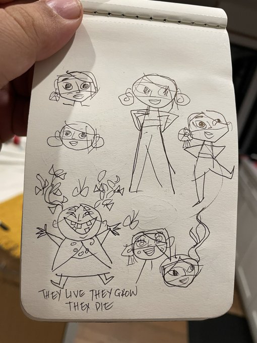found some amazing #MayaAndTheThree doodles by the muse 