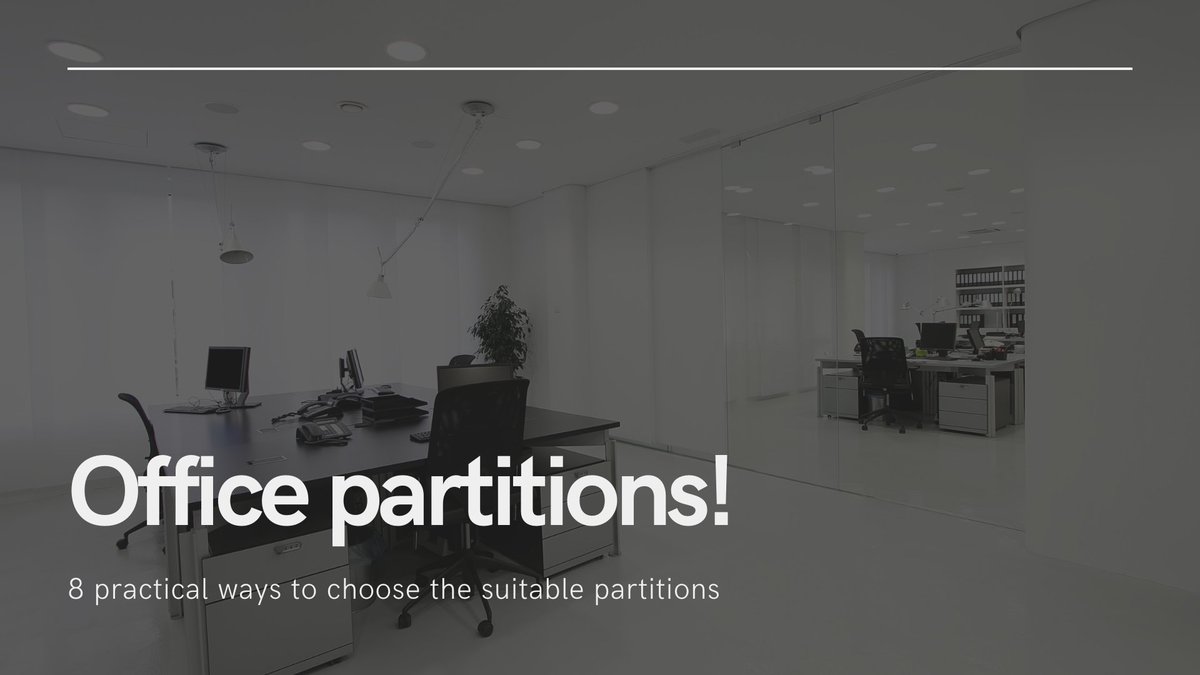 PriorityCoating's tweet photo. Choosing the proper #office #partitions is vital for employees' comfort, productivity, and an inviting #work environment.
So get some #ideas on how to accomplish it - https://t.co/x3MWVK5K1G https://t.co/p0Cwa28iDz
