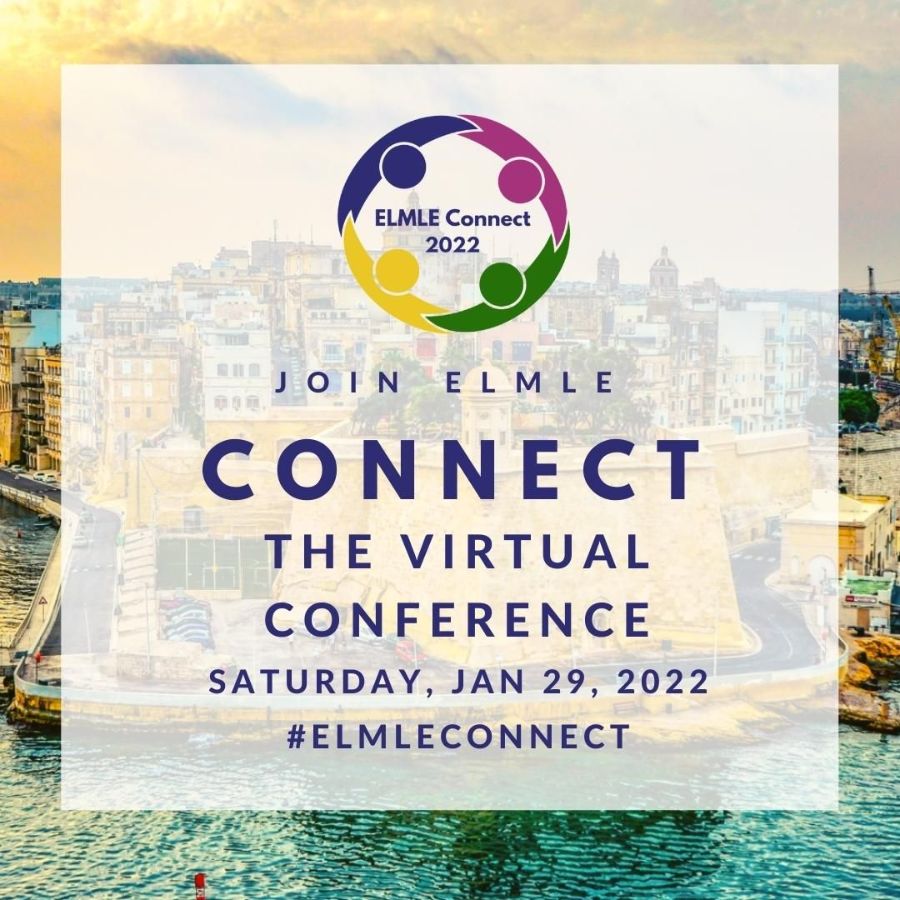 ELMLEnews's tweet photo. As ELMLE pivots from Malta to a virtual event, you're all invited to join us for #ELMLEConnect's virtual conference, free for member school teachers, on Saturday, January 29. Details at https://t.co/GyoNEoTpKq and register at https://t.co/yNdkBujCbc https://t.co/xuySJTku0n