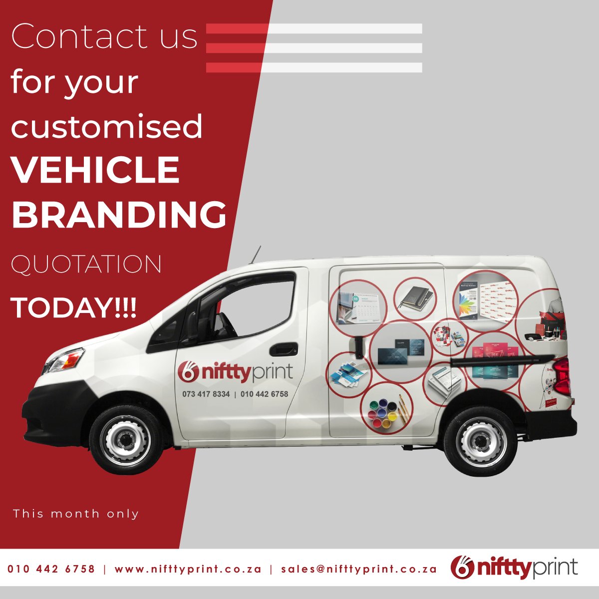 nifttyprint's tweet photo. Let us help your business get noticed with our Vehicle branding graphics!!!  Contact us today for a quotation at sales@nifttyprint.co.za or call us on 010 442 6758. https://t.co/qExOsYOdpl