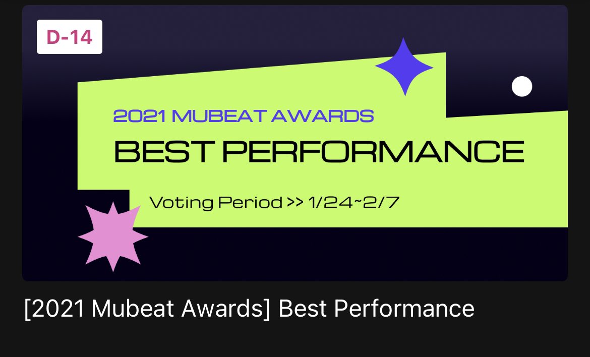EXOVotingTeam's tweet photo. EXO is nominated in 2021 Mubeat Award

🏆 Artist of The Year: EXO
🏆 Song of The Year: EXO - Don’t Fight The Feeling
🏆 Best Performance: KAI - Peaches
🏆 Best Male Solo: D.O., KAI, BAEKHYUN, CHANYEOL, XIUMIN

@weareoneEXO #EXO https://t.co/37JxmbNKoM