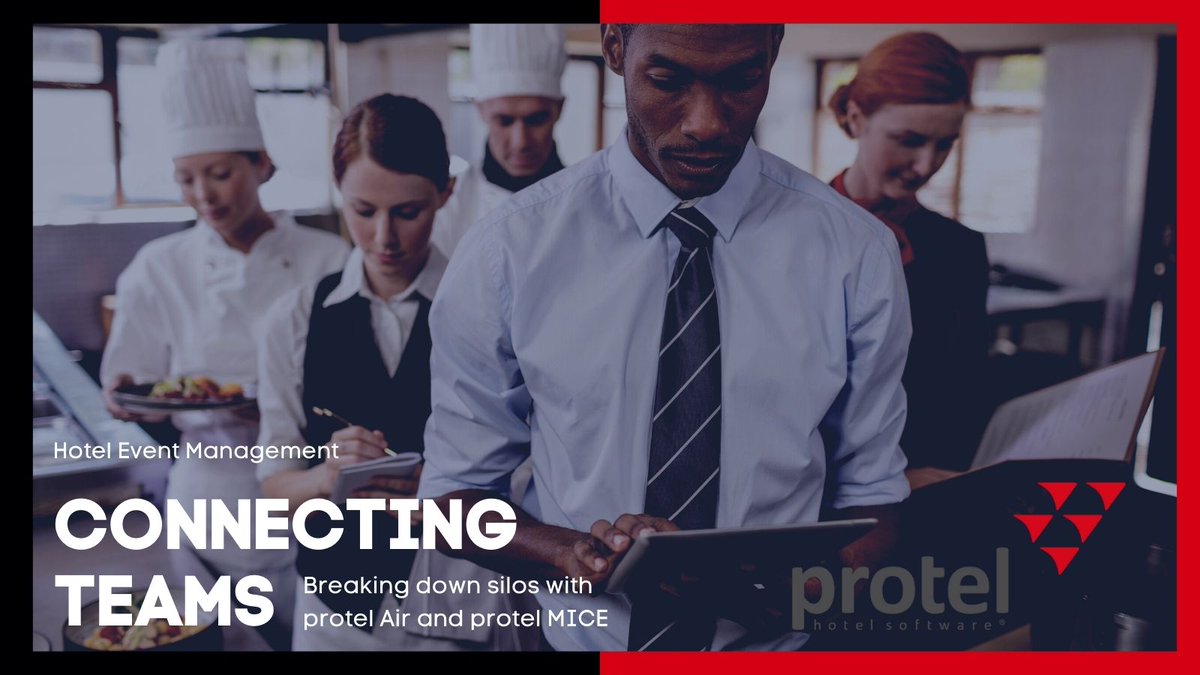 protel_SA's tweet photo. Hotel Event Management in 2022 requires more centralisation and departmental cross-functional collaboration than ever before. Do you agree? 

A PMS with MICE features and functions is ideal for building a better connected eco-system and ultimately, a better connected team. https://t.co/Bdz3ldzxh4
