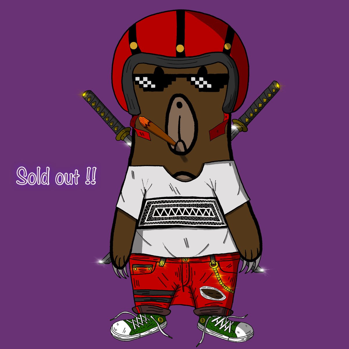 🐻 Standing Bear #5🐻

Sold out !! 🔥 

Thanks again 🙏 johnhdez 🎊

#CRO     #LoadedLions #LoadedLionsFam #LoadedLionsNFT #LazyLionsNFT #LazyLions #nftcollector #NFT #NFTs #cryptocomnft #nftart #StandingBear #nftcollectors #NFTCommunity #NFTdrop