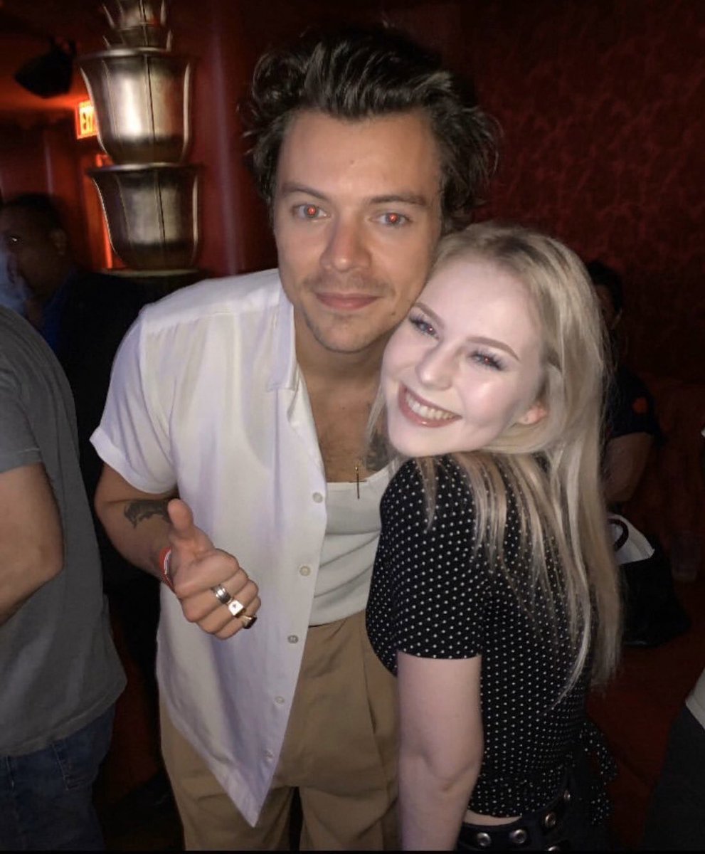 NICHEMJJ's tweet photo. Harry at Dominic Fike’s concert back in 2019 ! + Dominic wearing the limited TPWK Hoodie via Instagram stories ! https://t.co/yayeMXfNcq
