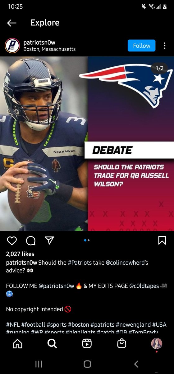 ndills716's tweet photo. Ummmm noooo....I certainly don't think so!! 😠
I don't wanna have to root against Russ &amp; have to hate on him 🥺
(that's what comes with being on the Patriots regardless of who you are or what team you used to be on even if you're one of my favorites 🤷🏻‍♀️) https://t.co/QooPUsS0tR