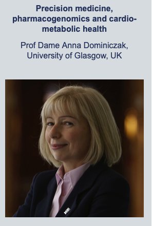 CMHRU_ZA's tweet photo. CMH CONGRESS Speaker update: Prof Dame Anna Dominiczak is Regius Prof of Medicine at the University of Glasgow. Recognised as a world-leading #CVD scientist and clinical academic, her major research interests are in #hypertension, #cardiovascular #genomics &amp; #precisionmmedicine https://t.co/eT9hpWb1yy
