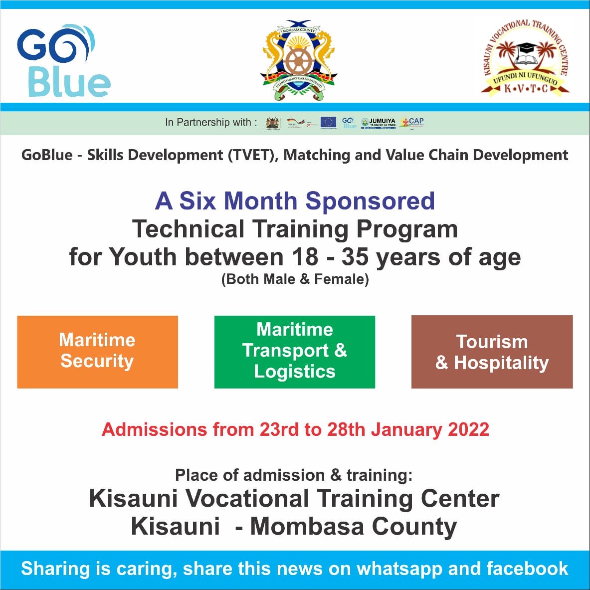 Sponsored Technical Training Program for youth between 18 to 35 years.👇🏼

#Youth #VocationalTraining