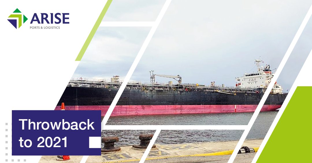 ArisePL's tweet photo. In October, the #NOIP received the first #Methanol shipment in #Gabon’s history, with our strategic partner #Comilog (@GroupeEramet). This was a special milestone for #ArisePL, and we look forward to generating more positive impact for the 🇬🇦 economy this year!

#2021Highlights https://t.co/VbkRX1qbH3