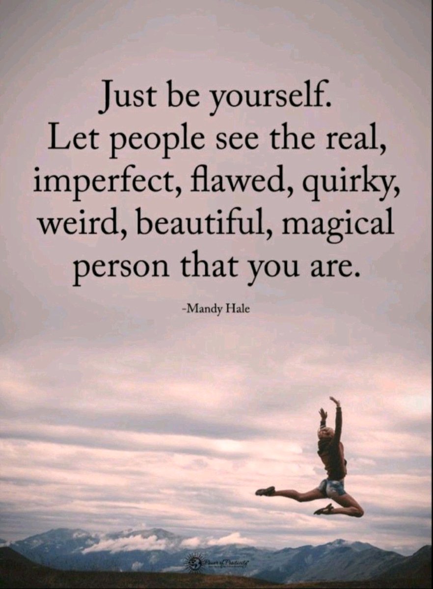 OlamideSomade's tweet photo. Just be yourself. https://t.co/lOGvquHodb