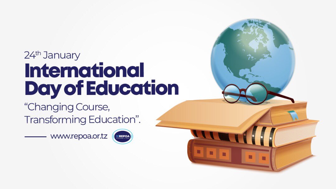 The International Day of Education is a day to celebrate the role of education for peace and development. REPOA joins the world in commemoration of this day. #internationaldayofeducation2022 #InternationalDayofEducation