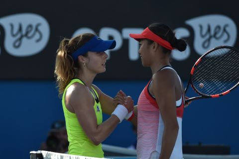 saberlenka's tweet photo. This picture, both are now Slam Quarterfinalists and their respective first coming at @AustralianOpen!
#AO2022 #AusOpen #AO2016
@zhangshuai121 @alizecornet
(CNN) https://t.co/6smgzpEbS4