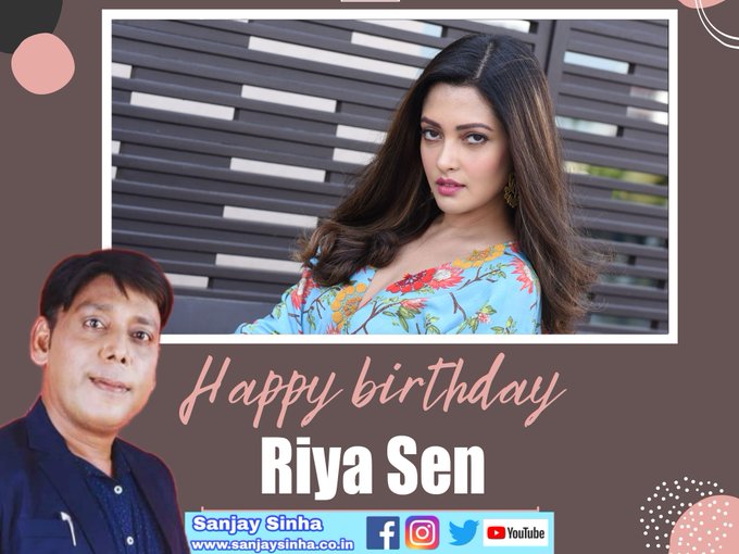 Happy Birthday Riya Sen.   