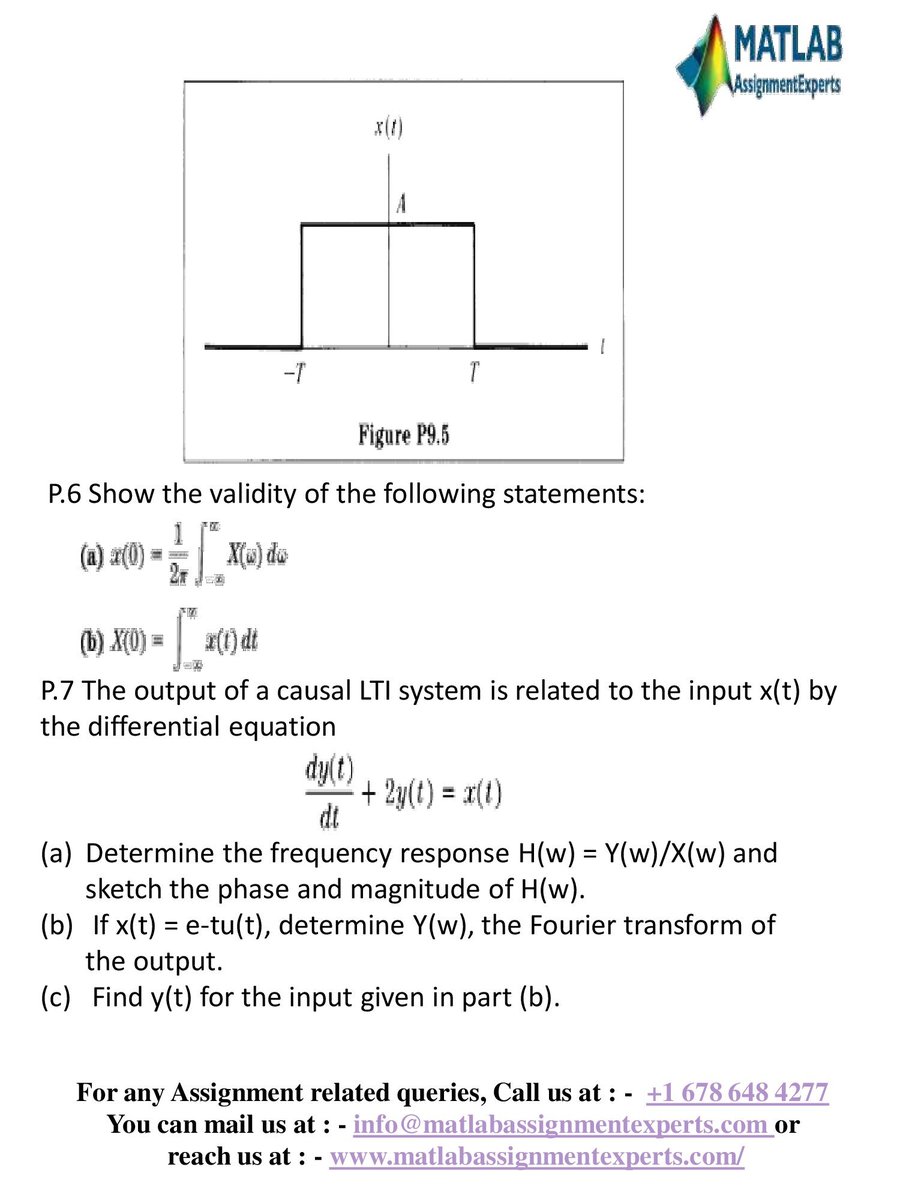 ExpertsMatlab's tweet photo. I am Kennedy, G. I am a DSP System Assignment Expert. I hold a Master’s in Matlab, Ball State University, Indiana. I have been helping students with their assignments for the past 9 years. To see the full assignment visit https://t.co/KMu1awzwIw
#matlabassignmenthelp https://t.co/tC0MQtfVLZ