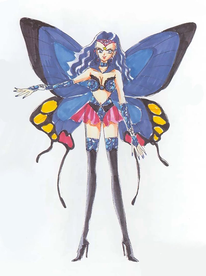 traceyfanclub's tweet photo. mugler’s influence in sailor moon 🖤 https://t.co/aAGZ4djTKc