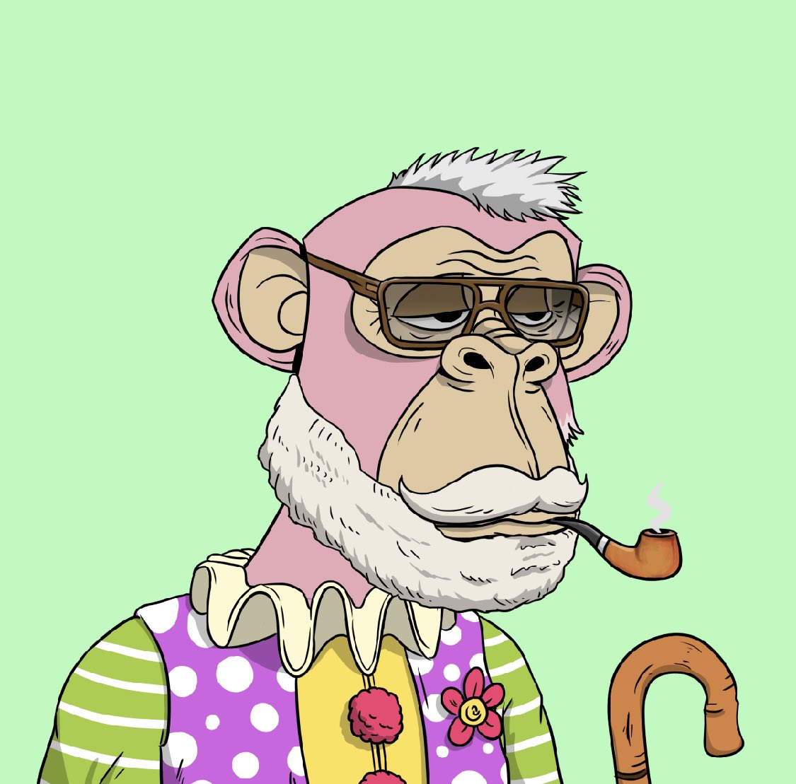 chihyi33's tweet photo. I’m #2084. My name is Chi-chi. I’m old and … old school too. I’m rich and all I have is ETH. I love cigar. Catch me at that cigar store at broadway street. I’m happy to chat to you. #EARCONAPPLETV @EARClubNFT https://t.co/wWggAv9gJT
