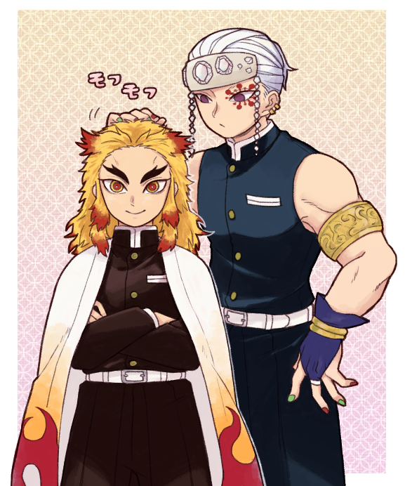 3年前に描いたレンキョとウズテンだけど再放送しちゃう 