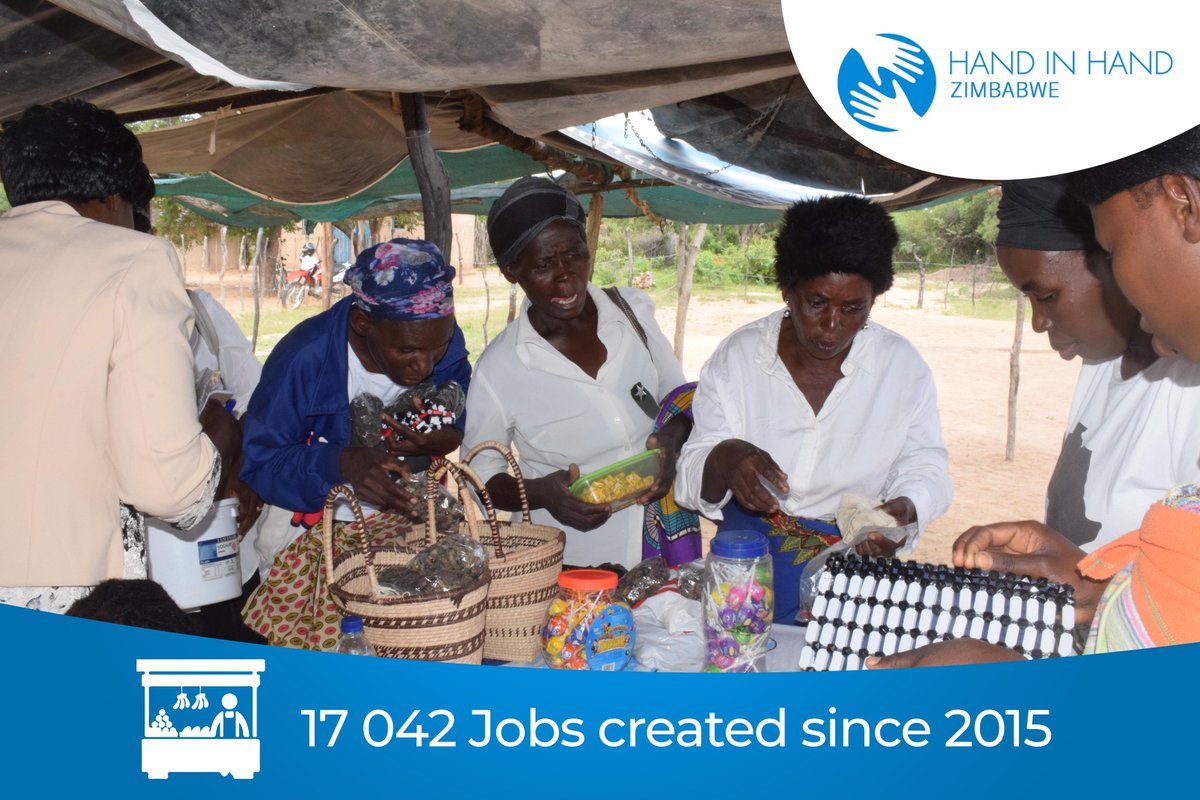 humanimpacthub's tweet photo. In a bid to curb high rates of unemployment and improve rural livelihoods, Hand in hand Zimbabwe (HiHZim) has facilitated the creation of 14,460 enterprises, translating to 17 042 jobs since its inception in 2015.
@IFAD @GlobalFundWomen @SwedeninZW https://t.co/113xhIAOHe