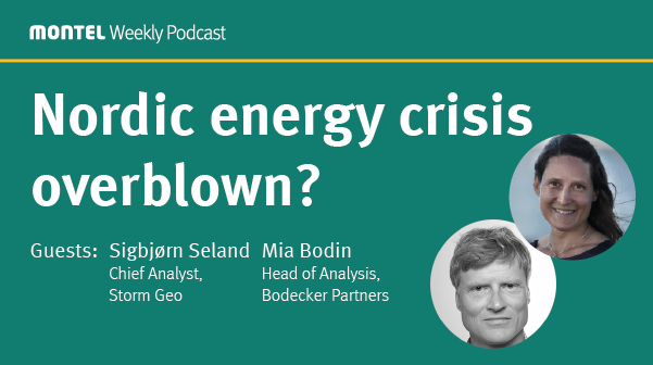 nena_no's tweet photo. Hear from our Chief Analyst, Sigbjørn Seland, in the latest @MontelWeekly podcast - Nordic energy crisis overblown?

https://t.co/ivNvxmeWed https://t.co/ln8UZict64
