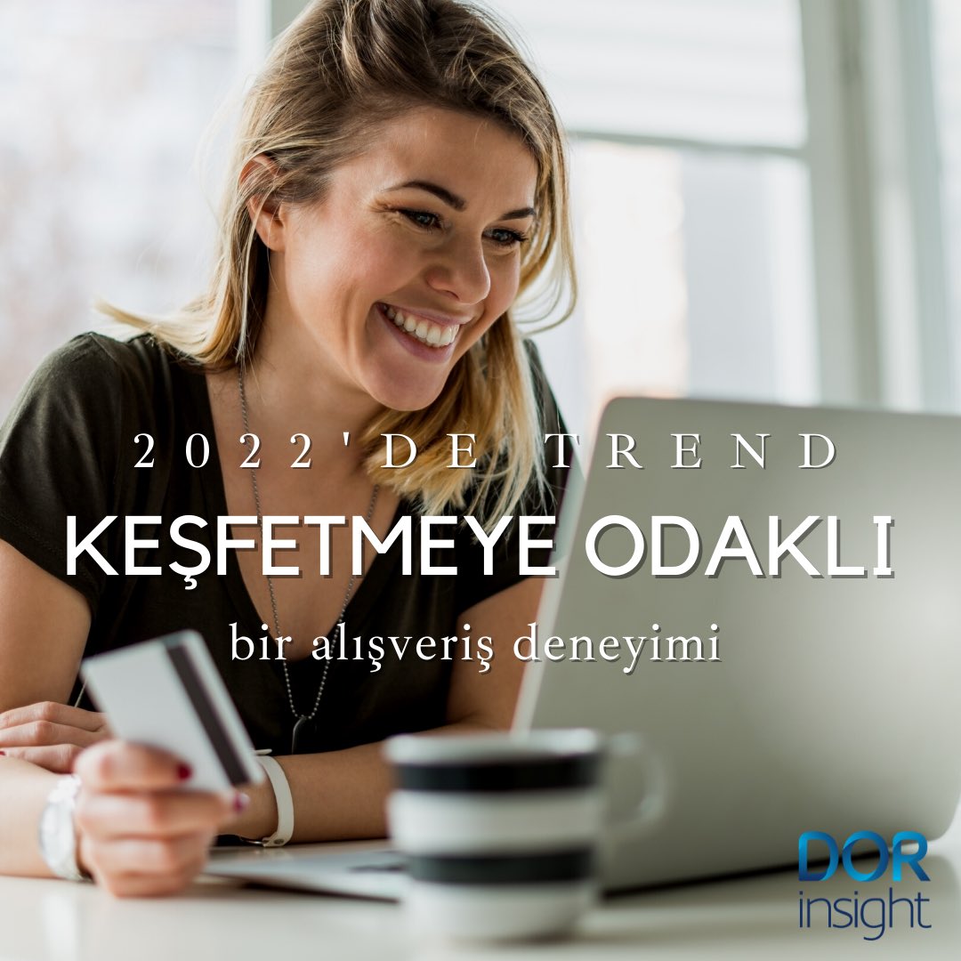 dorinsight's tweet photo. Online alışverişteki büyüme ivmesiyle tüketiciler daha fazla keşfetmeye odaklı bir alışveriş deneyimine ihtiyaç duyacak. Bu noktada yapay zeka teknolojileriyle kişiselleştirilmiş deneyimlere odaklanmak, 2022’de de ulaşılması hedeflenen öncelikli konuların başında yer alacak. https://t.co/cAPfyvPOET