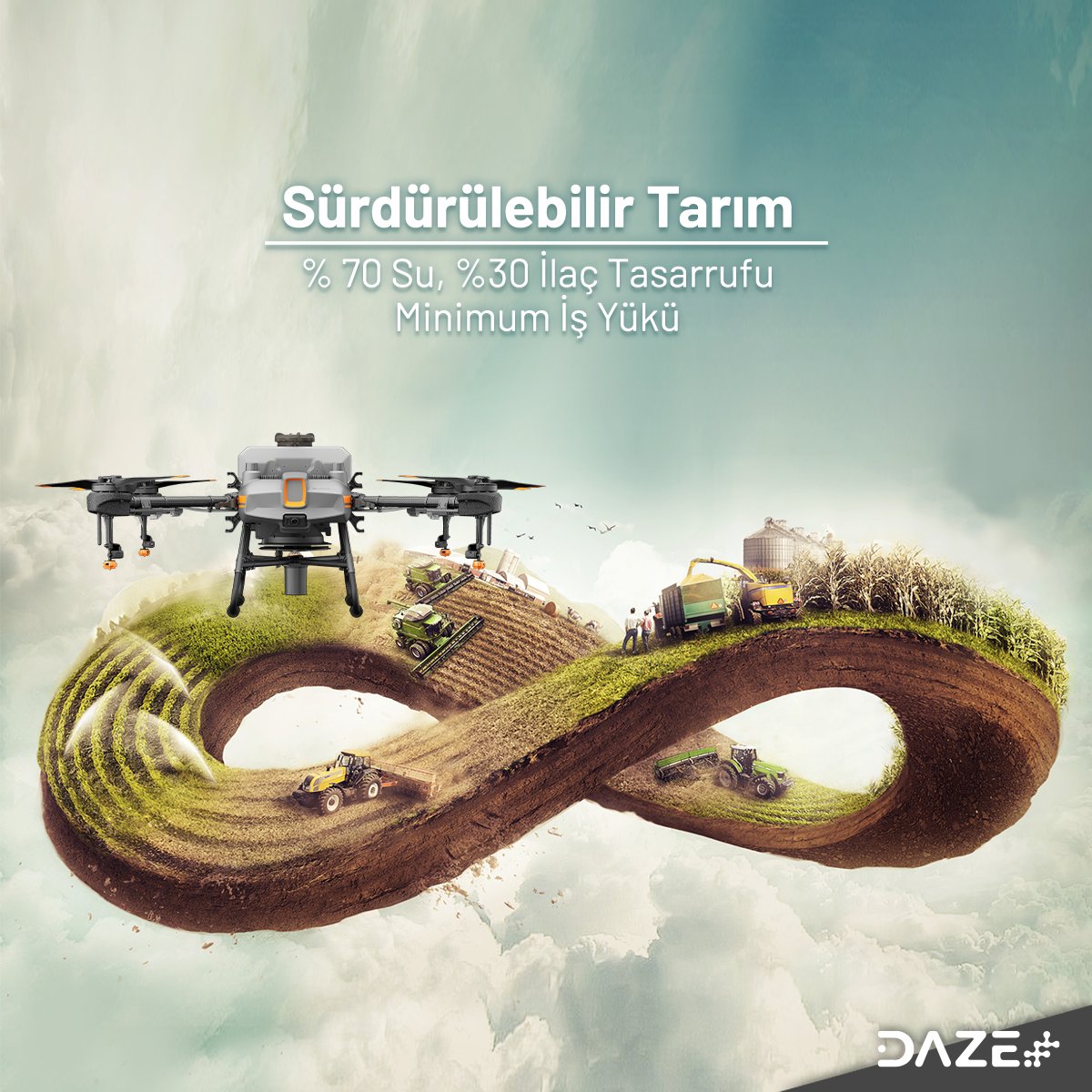 dazetarim's tweet photo. Sürdürülebilir Tarım

%70 su ve %30 ilaç tasarrufu ile minimum iş yükü.

☎️ 0266 606 09 94
📩 daze@dazetarim.com
🌐 https://t.co/rr67i1y5bx

#drone #tarım #ziraat #çiftçi #agriculture #agriculturedrone #dji #moderntarim #sürdürülebilirtarım #djıdrone #sulama #ilaçlama https://t.co/fTd7Zmjpfb