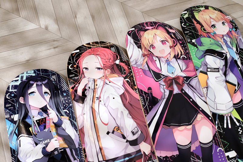 【※都内手渡しのみ対応】ブルーアーカイブ　スケートデッキ　アリス ブルーアーカイブ スケートデッキ A:アリス 描き下ろしver.【受注生産