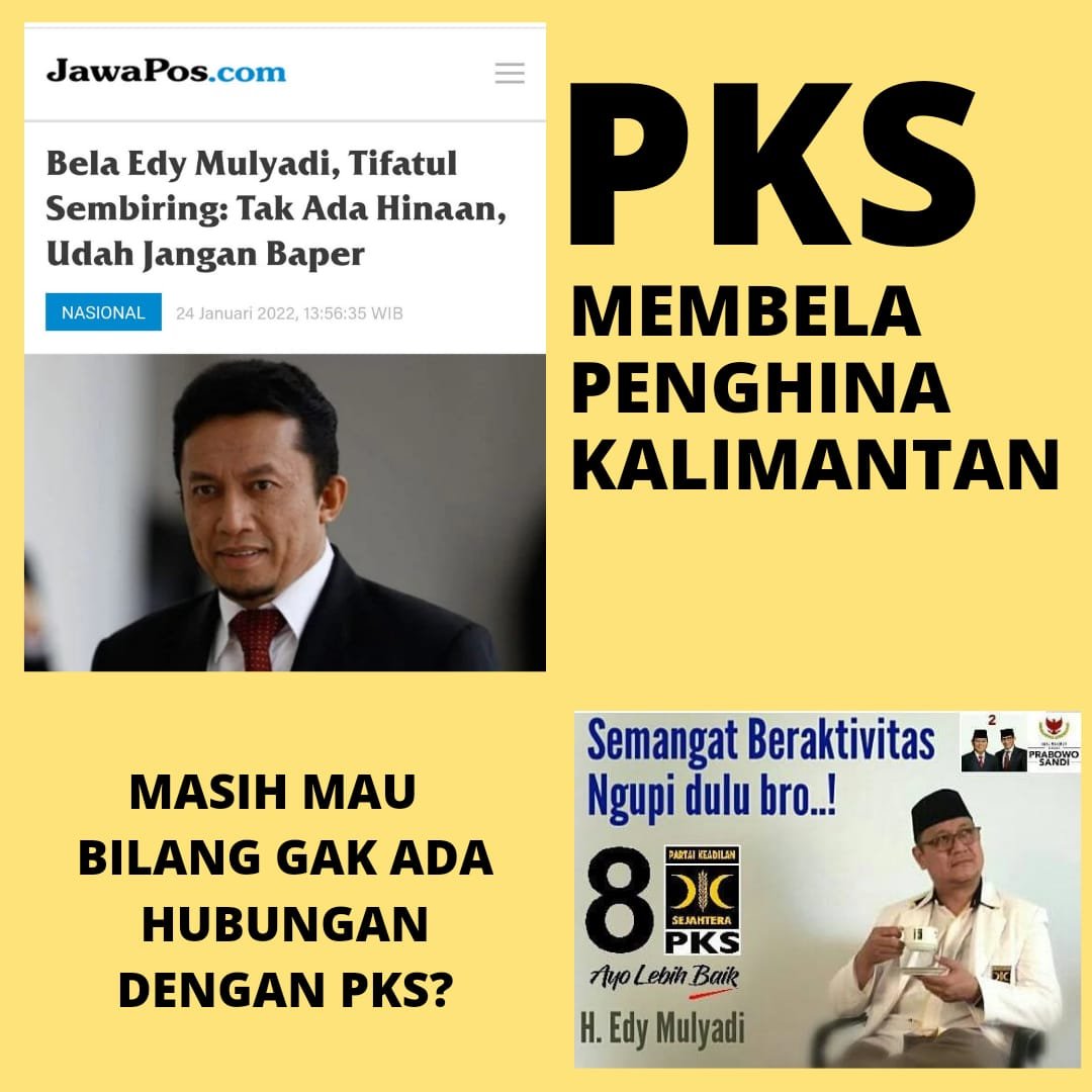 NasriSamir1998's tweet photo. Baper matamu !.
Bukan hinaan?
@PKSejahtera Asu tenan cenan !
Bubarkan PKS sekarang juga !
#IndonesiaTanpaPKS 
#TangkapEdyMulyadiPKS https://t.co/pnKtRQ6Kth